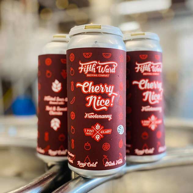 Cans of Fifth Ward Brewing