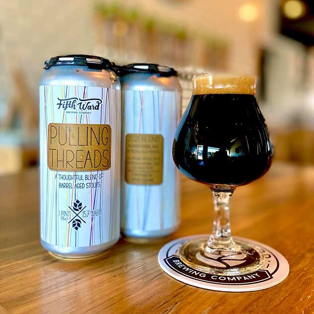 Pulling Threads Stout from Fifth Ward Brewing in Oshkosh, WI.