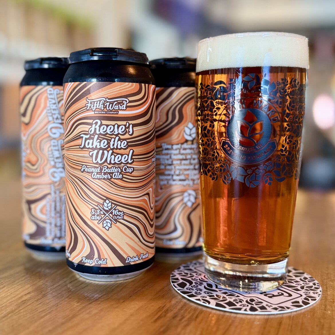 Reese’s take the wheel photo