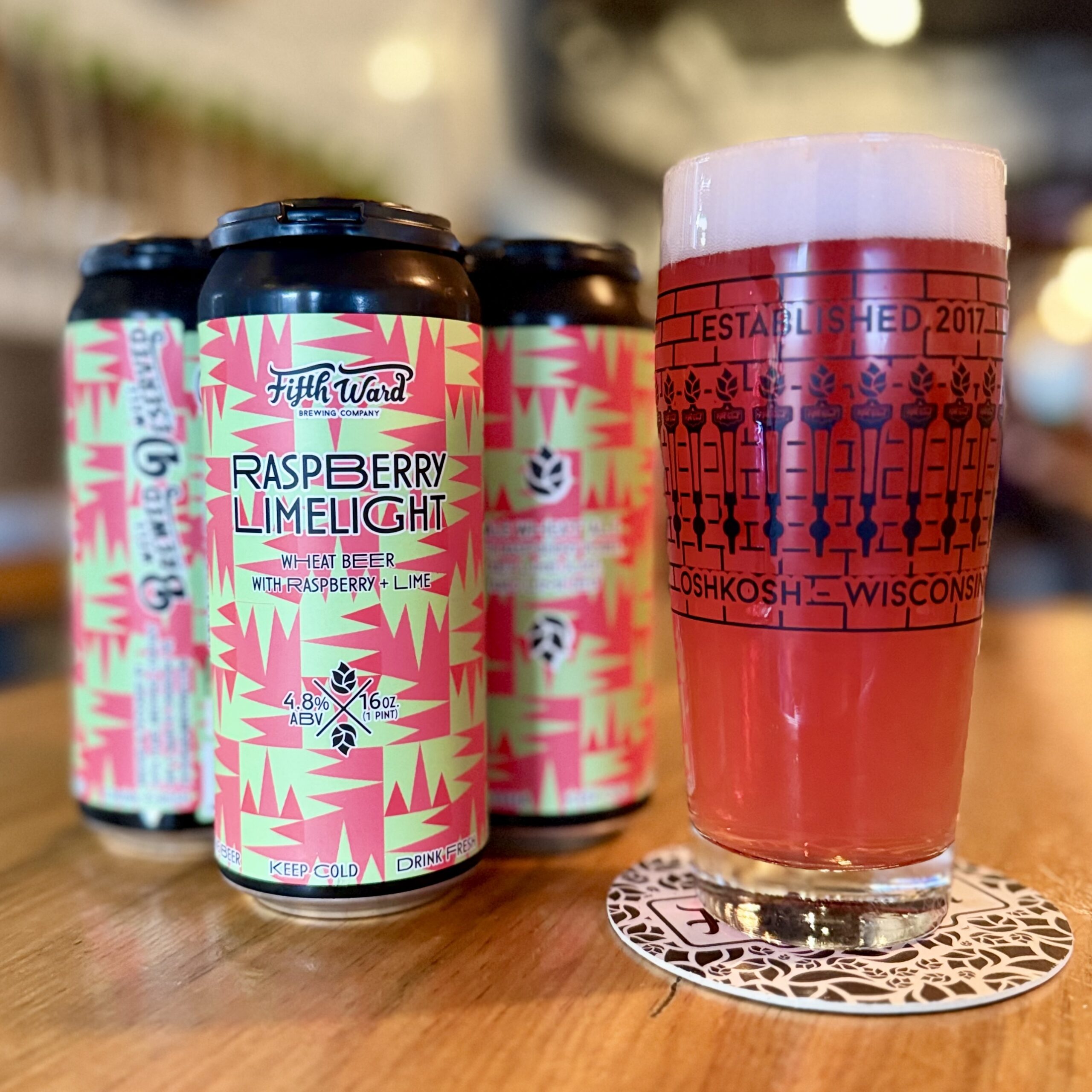 Ufo Raspberry Wheat Raspberry Limelight - Wheat Ale W/ Raspberry and Lime